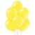 Balon lateksowy z helem, 30cm Żółty / Yellow 006