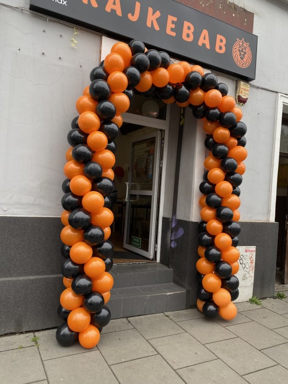 Brama balonowa klasyczna na otwarcie firmy