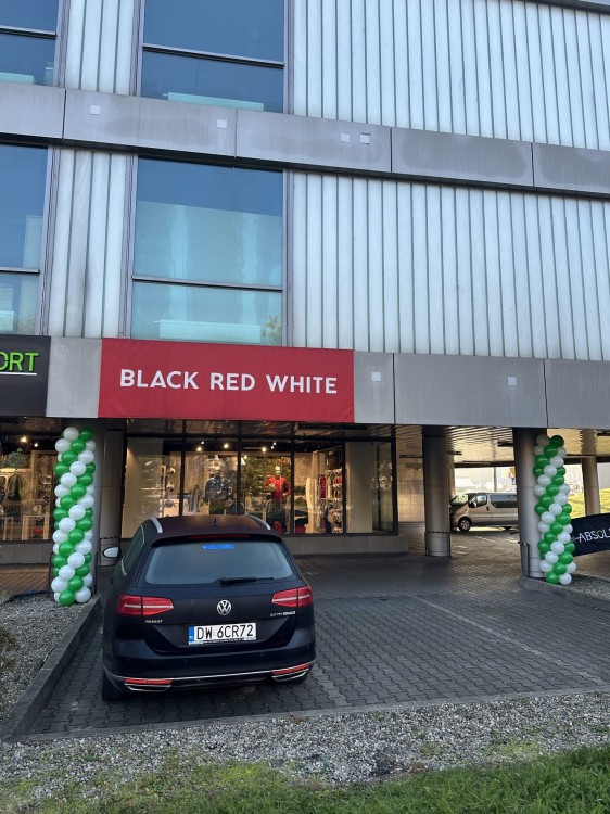 Słupki balonowe, girlanda klasyczna na otwarcie