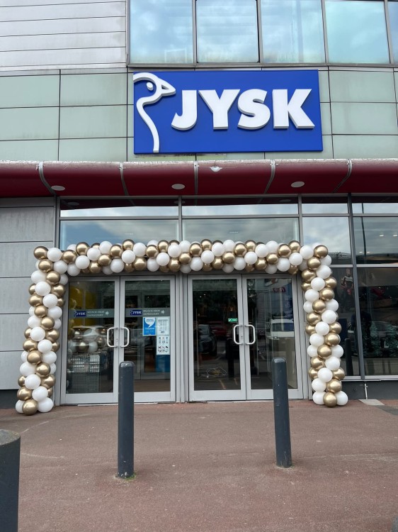Brama balonowa klasyczna na otwarcie firmy