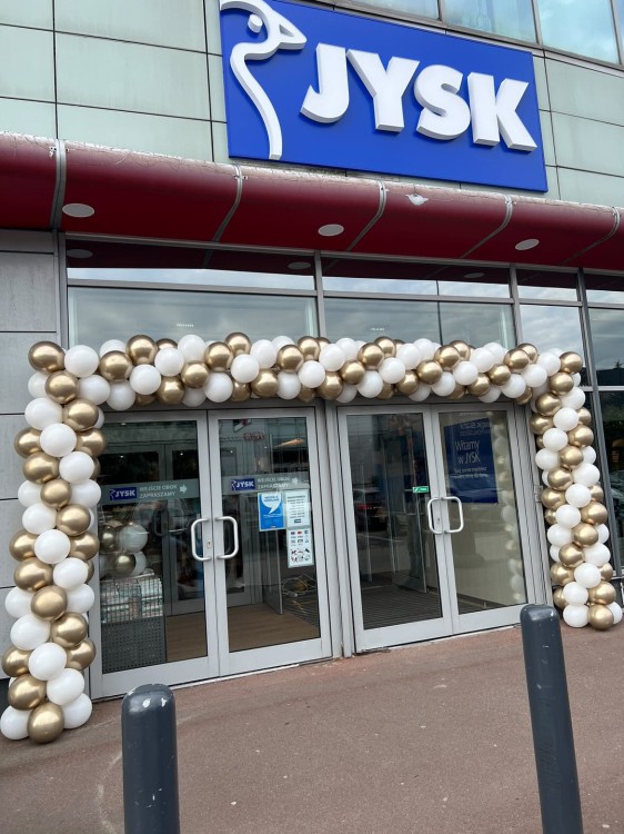 Brama balonowa klasyczna na otwarcie firmy