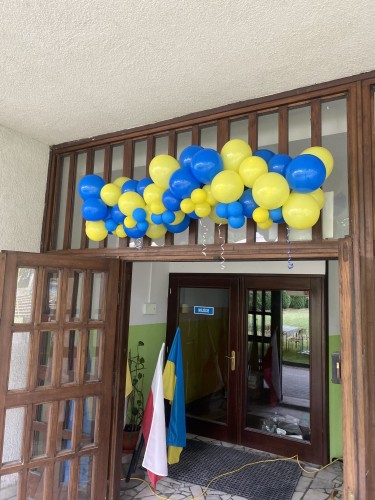 Girlanda balonowa organiczna