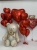Stojący 3D Balon foliowy Miś, 75x84 cm, kremowy