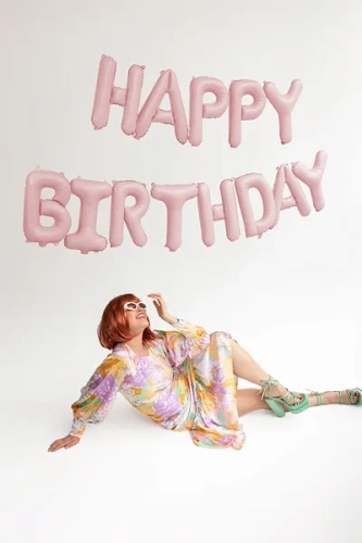 Balon foliowy napis HAPPY BIRTHDAY