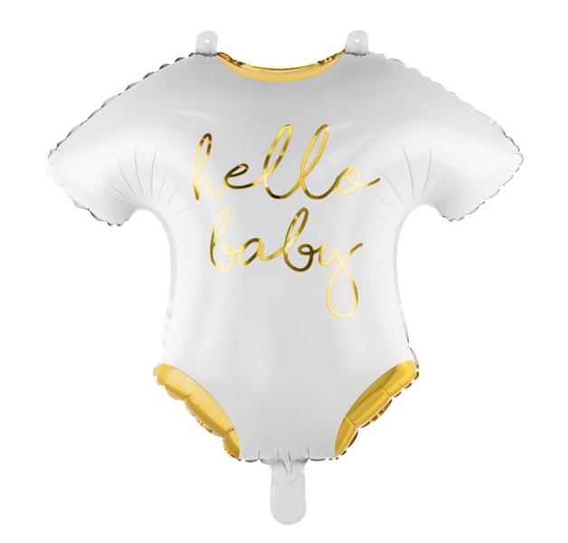 Balon Foliowy z helem, Śpioszki - Hello Baby, 51x45cm