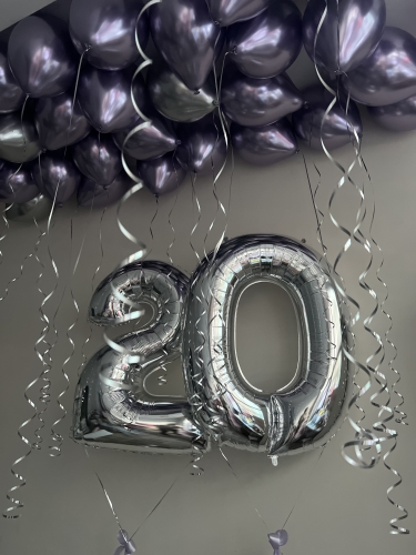 Zestaw Balonów z Helem na 20 Urodziny dla Niej