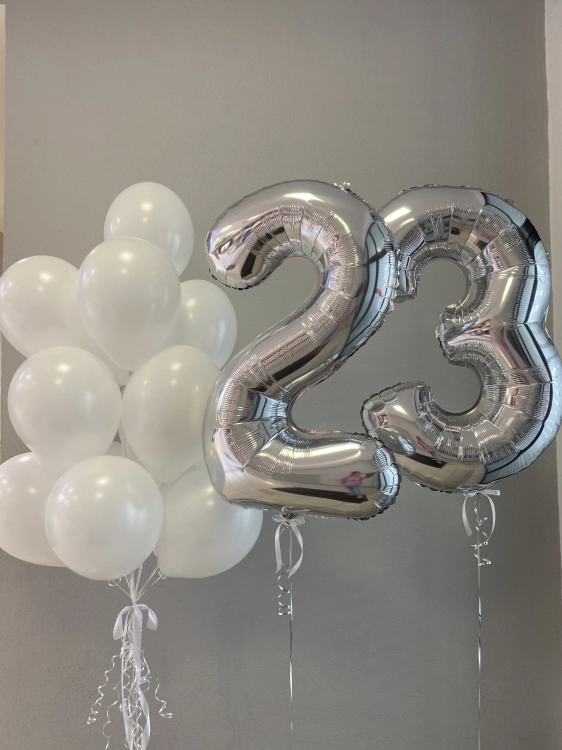 Zestaw Balonów z Helem na 23 Urodziny Dla Niej