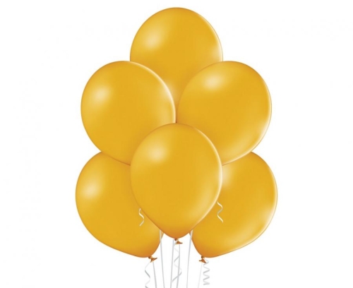 Balon lateksowy z helem, 30cm Pastel Miodowożółte/ Pastel Honey Yellow 491, Balonogram