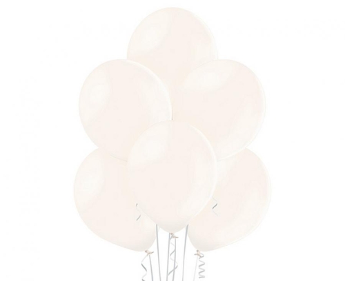 Balon lateksowy z helem, 30cm Pastel Przełamanel Białe / Off White 406, Balonogram