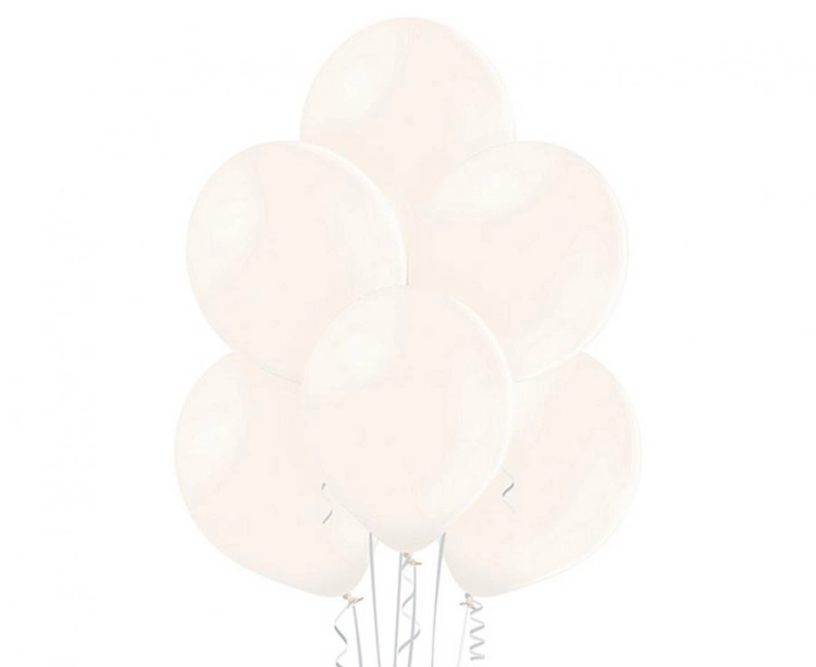 Balon lateksowy z helem, 30cm Pastel Przełamanel Białe / Off White 406, Balonogram