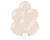 Balon lateksowy z helem, 30cm Pastel Alabastrowe / Pastel Alabaster 489, Balonogram