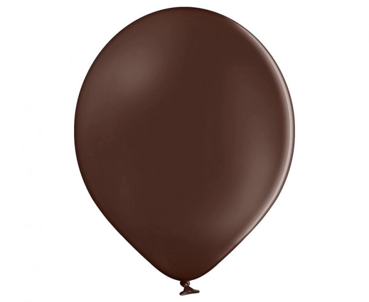 Balon lateksowy z helem, 30cm Pastel Kakaowe / Pastel Cocoa Brown 149, Balonogram