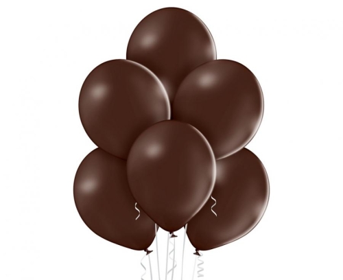Balon lateksowy z helem, 30cm Pastel Kakaowe / Pastel Cocoa Brown 149, Balonogram