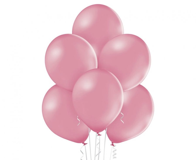 Balon lateksowy z helem, 30cm Pastel Dzika Róża / Pastel Wild Rose 487, Balonogram