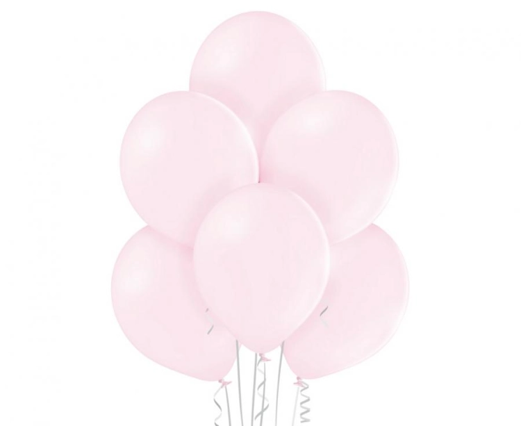 Balon lateksowy z helem, 30cm Pastel Delikatne Różowe / Pastel Soft Pink 454, Balonogram