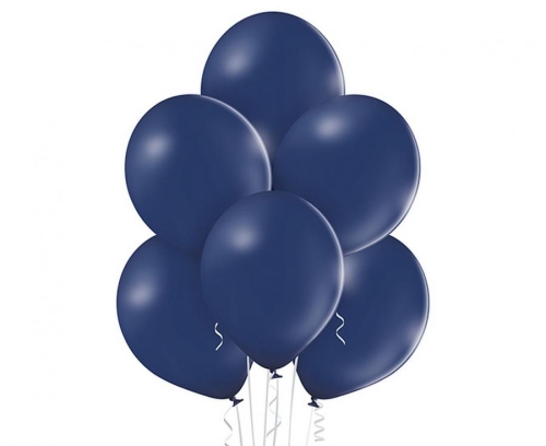 Balon lateksowy z helem, 30cm Pastel Morskie Niebieskie / Pastel Marine Blue, Balonogram