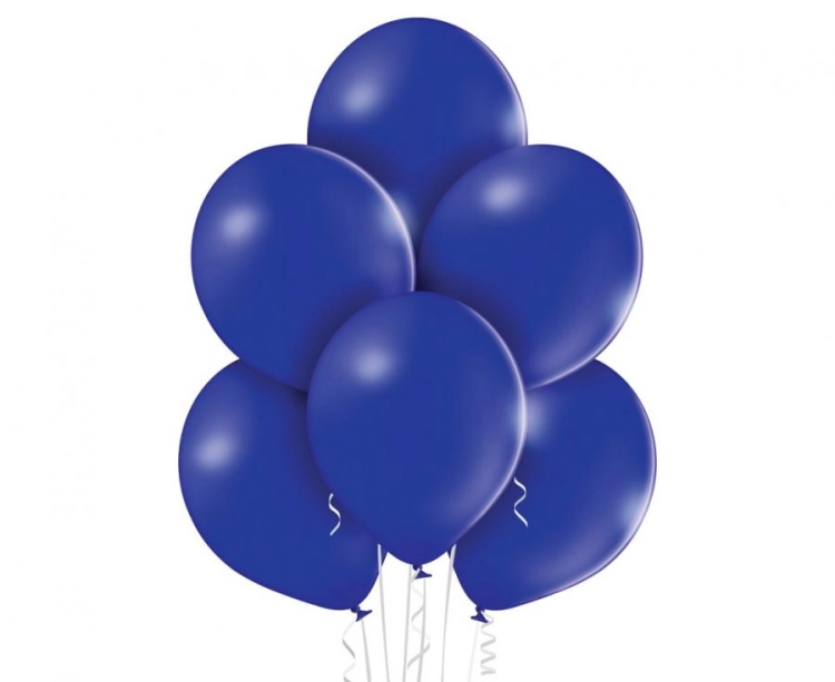 Balon lateksowy z helem, 30cm Pastel Granatowe / Pastel Night Blue 105 , Balonogram