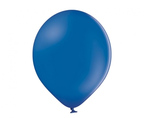 Balon lateksowy z helem, 30cm Pastel Ciemny Niebieski / Pastel Royal Blue 022, Balonogram