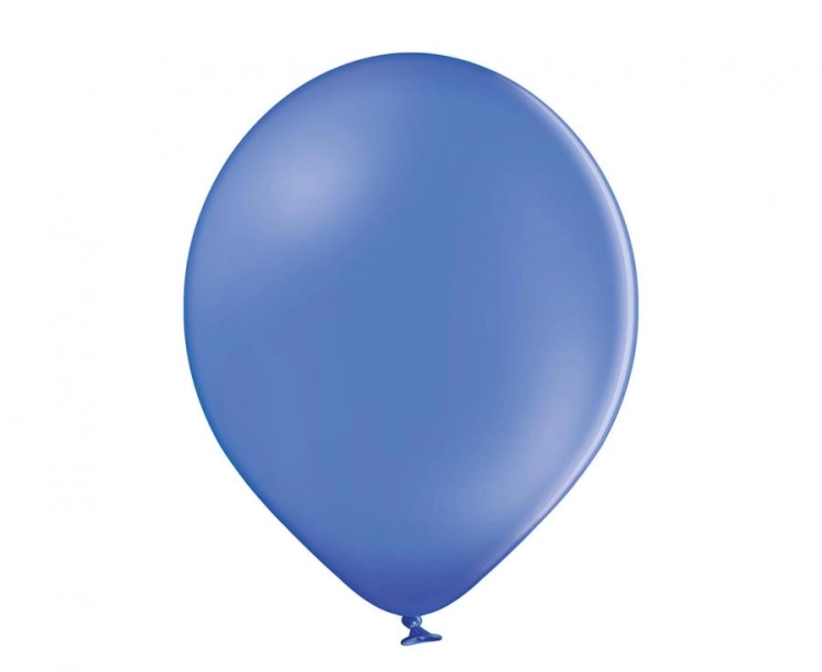 Balon lateksowy z helem, 30cm Pastel Chabrowe / Pastel Cornflower Blue 017 , Balonogram
