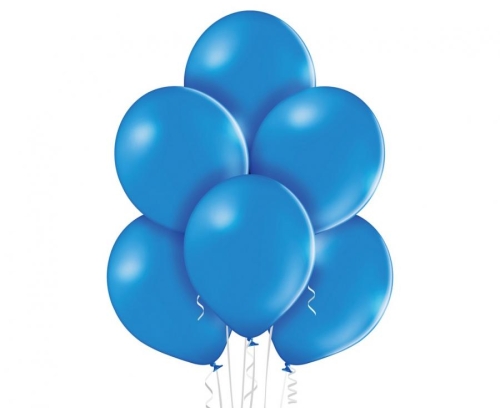 Balon lateksowy z helem, 30cm Pastel Niebieskie / Pastel Mid Blue 012, Balonogram