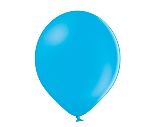 Balon lateksowy z helem, 30cm Pastel Cyjanowe / Pastel Cyan 445, Balonogram