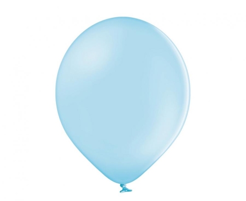 Balon lateksowy z helem, 30cm Pastel Błękit Nieba/ Pastel Sky Blue 003, Balonogram
