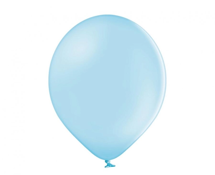 Balon lateksowy z helem, 30cm Pastel Błękit Nieba/ Pastel Sky Blue 003, Balonogram