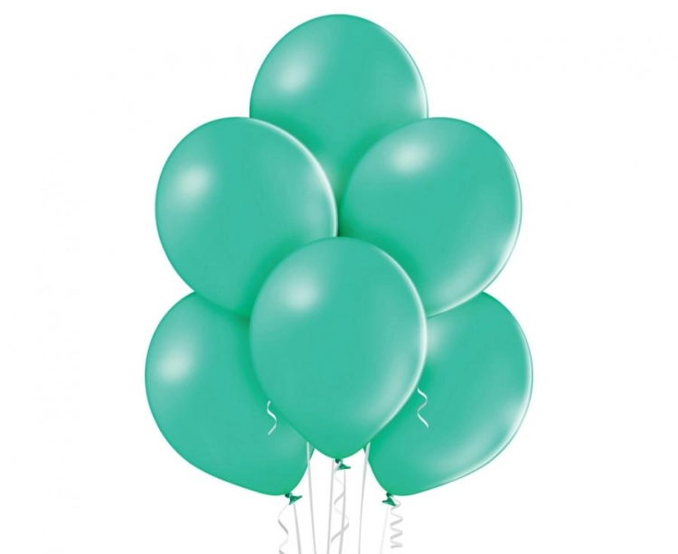 Balon lateksowy z helem, 30cm Pastel Leśna Zieleń/ Pastel Forest Green 005, Balonogram