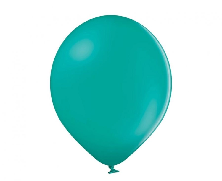 Balon lateksowy z helem, 30cm Pastel Turkusowe/ Pastel Turquoise 013, Balonogram