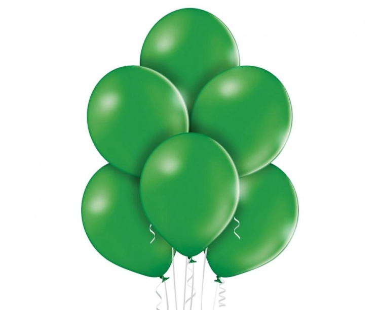 Balon lateksowy z helem, 30cm Pastel Zielone Liściaste / Pastel Green Leaf 011, Balonogram