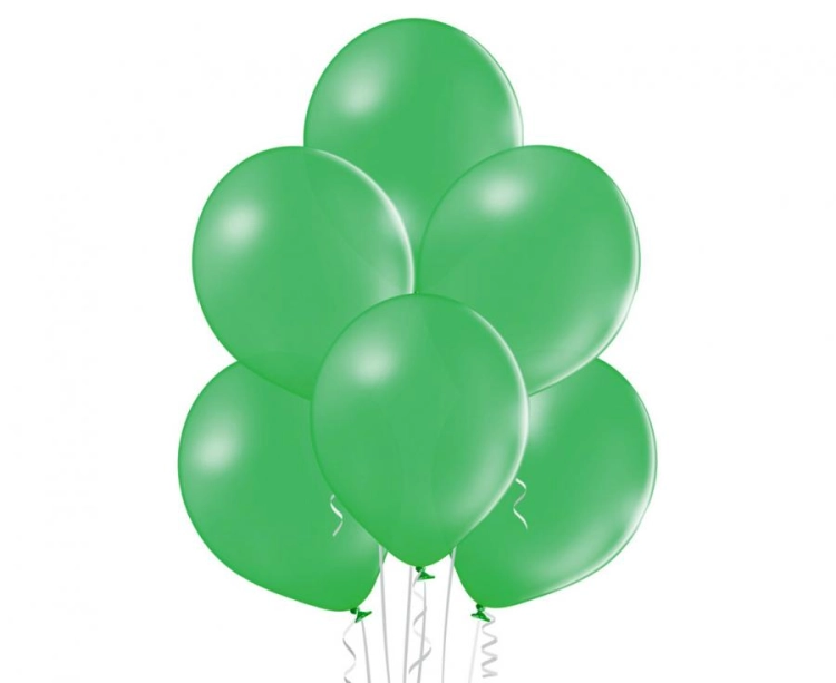 Balon lateksowy z helem, 30cm Pastel Jaskrawozielone / Pastel Bright Green 135, Balonogram