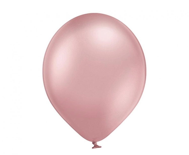 Balon lateksowy z helem, 30cm Glossy Jasnoróżowe / Glossy Light Pink 614, Balonogram