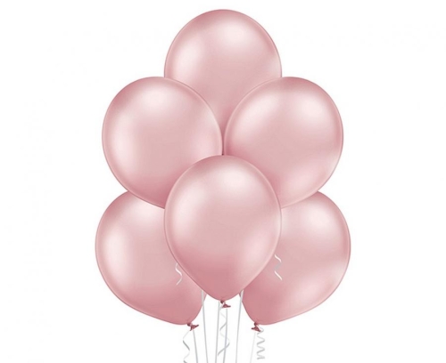 Balon lateksowy z helem, 30cm Glossy Jasnoróżowe / Glossy Light Pink 614, Balonogram