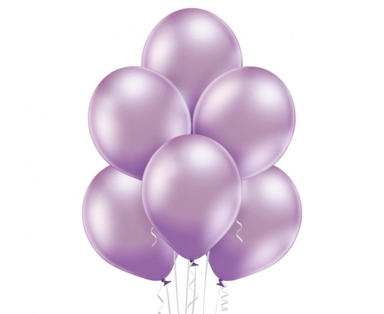 Balon lateksowy z helem, 30cm Glossy Fioletowe / Glossy Purple 602, Balonogram