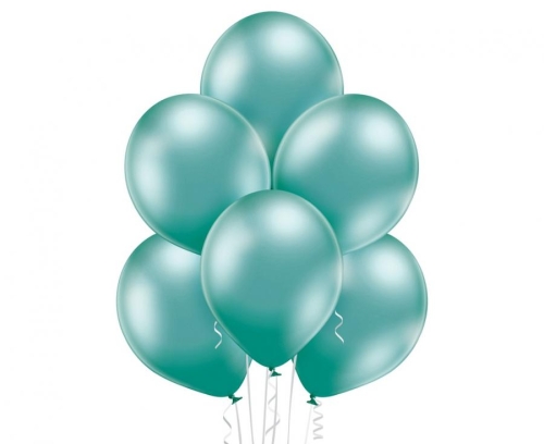 Balon lateksowy z helem, 30cm Glossy Zielone / Glossy Green 603, Balonogram