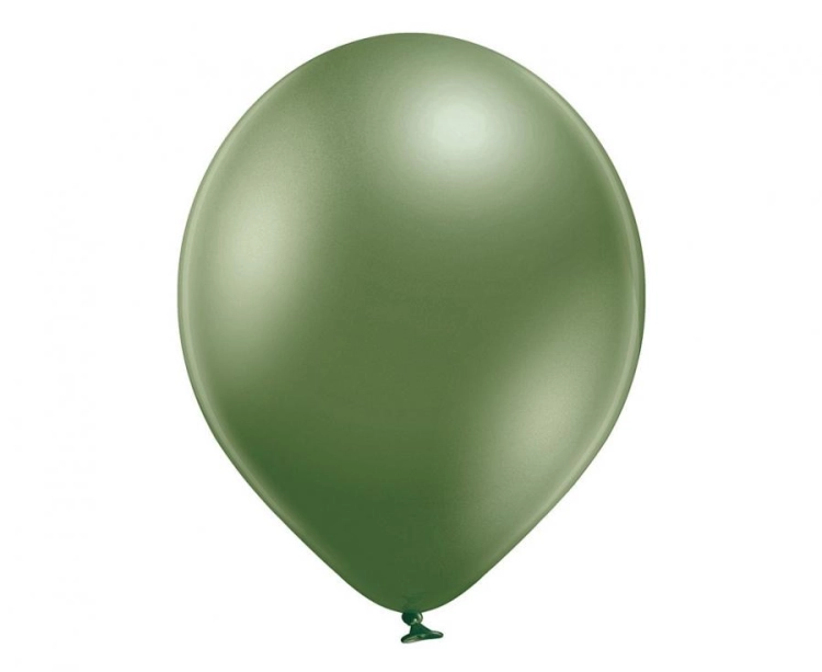 Balon lateksowy z helem, 30cm Glossy Limonkowe / Glossy Lime Green 608, Balonogram