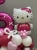 Ekskluzywna dekoracja balonowa stojąca z CYFRĄ FUKSJA I HELLO KITTY BalonoGram