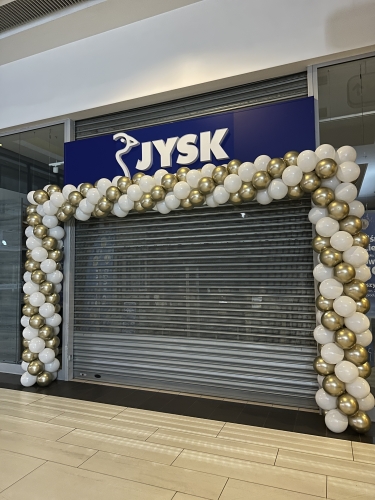Brama balonowa klasyczna na otwarcie salonu