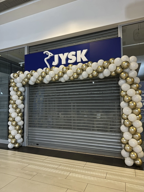 Brama balonowa klasyczna na otwarcie salonu