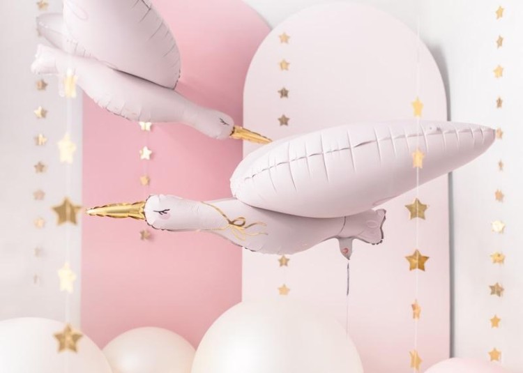 Balon foliowy Bocian jasny różowy 103x60cm.jpg