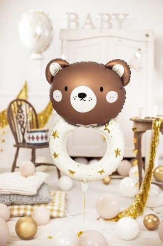 Balon foliowy Grzechotka miś 61x88cm.jpg