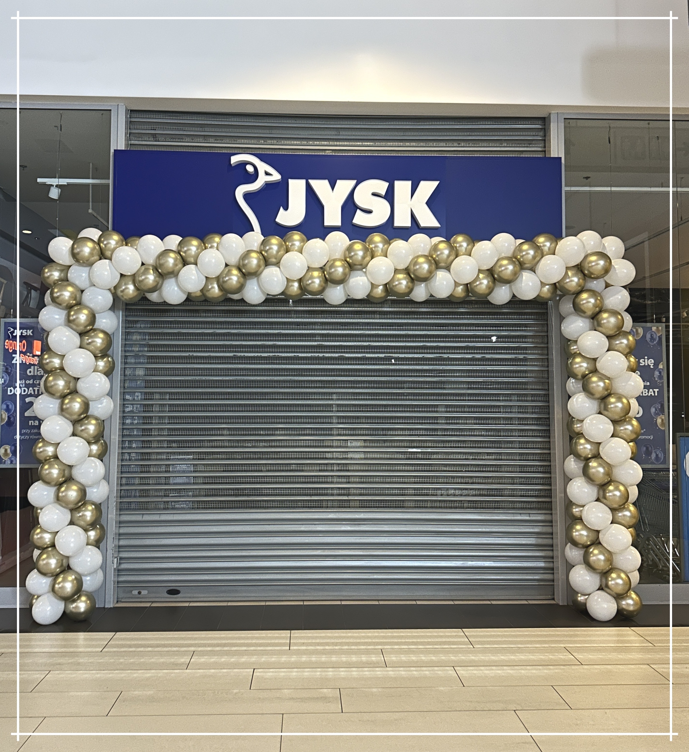 brama girlanda balonowa dla firm