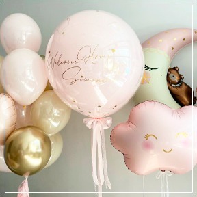 Balony na narodziny i powitanie